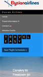 Mobile Screenshot of elysianairlines.com